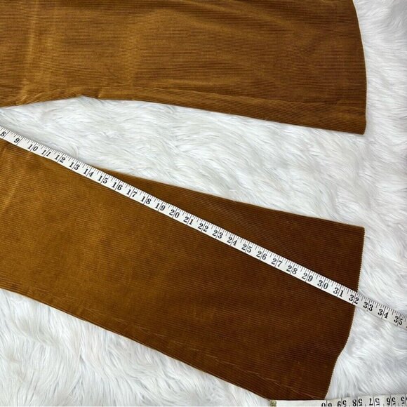 Veronica Beard Women’s Brown Hi-Rise‎ Wide Leg Corduroy Designer Pants US 10/W30 - Picture 13 of 14